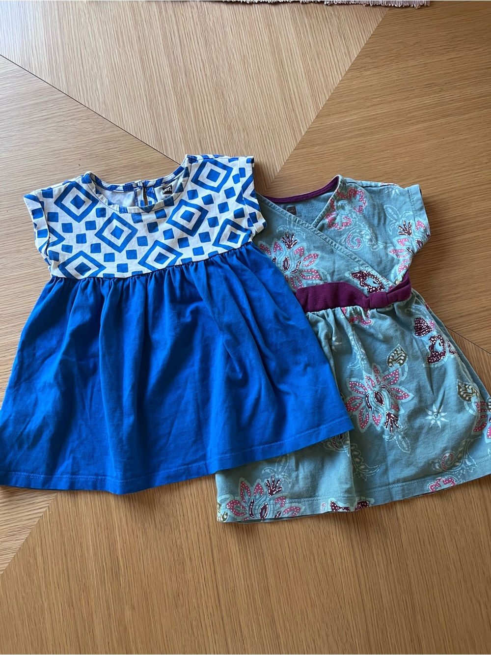 Tea Collection | Short-Sleeve Dress Bundle | 12-18 months